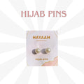 White Pearled Hijab Pins